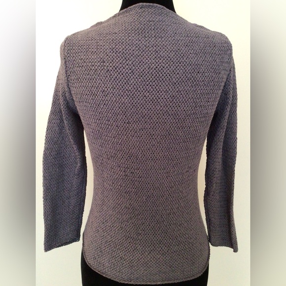 EILEEN FISHER Lavender Dusty Purple V-Neck Sweater PS. - Picture 2 of 5